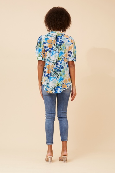 RAYLIN ABSTRACT PRINT TOP