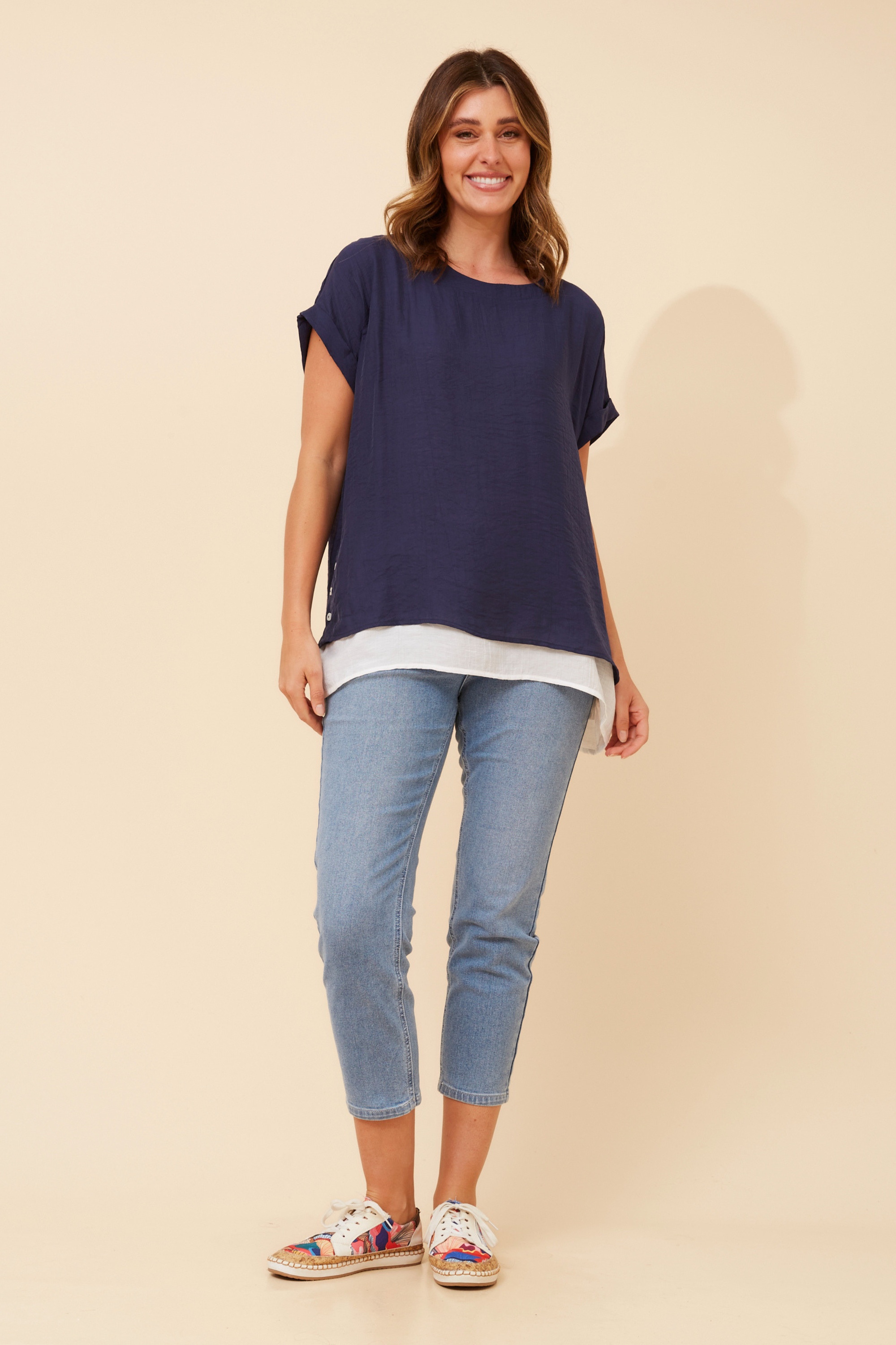 RAYMOND DOUBLE LAYERED TOP
