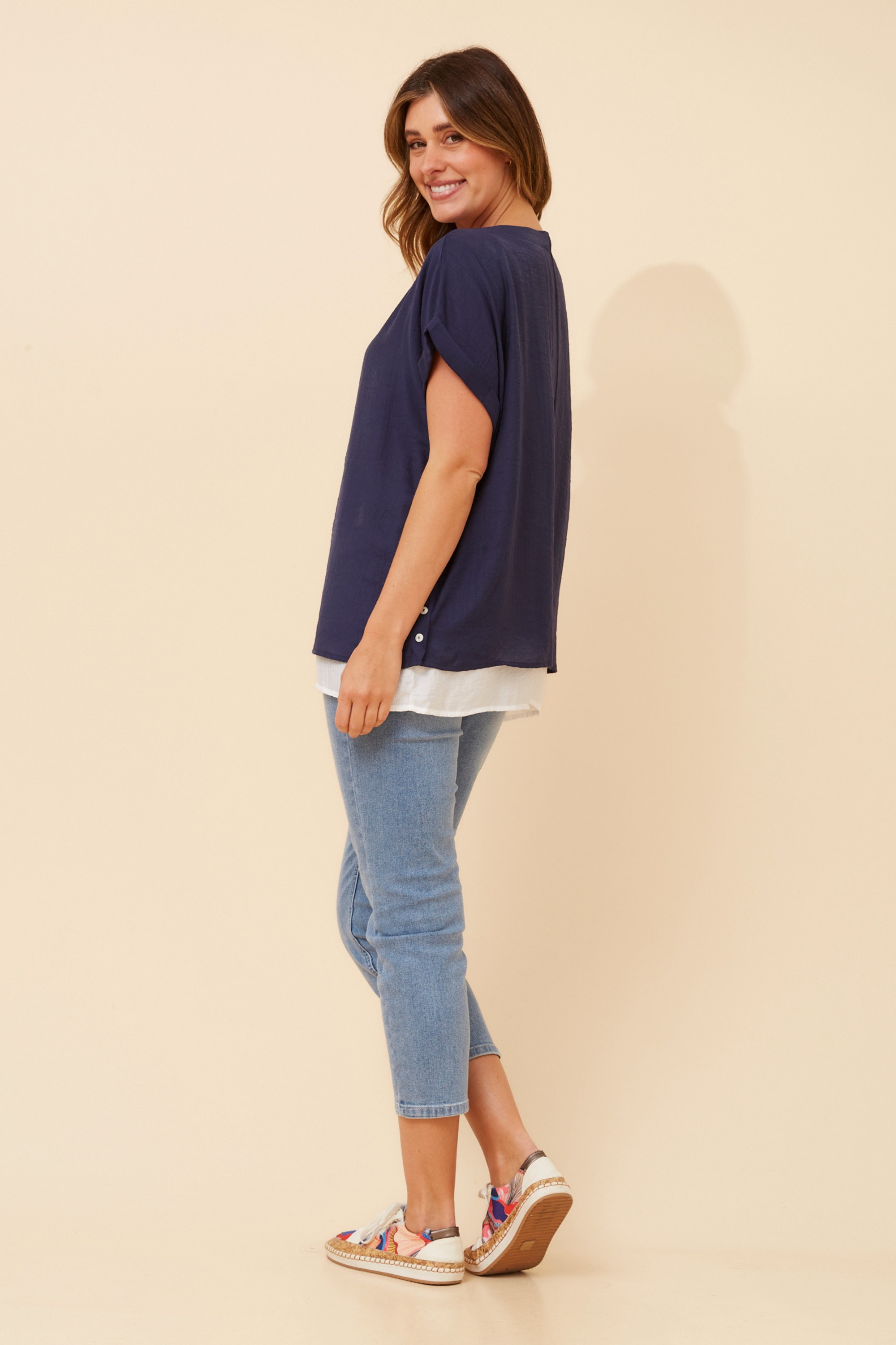 RAYMOND DOUBLE LAYERED TOP