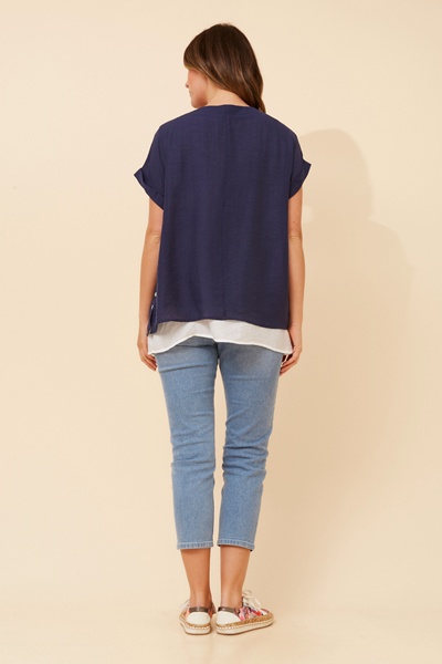 RAYMOND DOUBLE LAYERED TOP