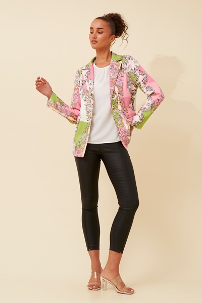 REBEL ABSTRACT PRINT JACKET