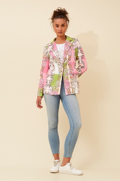 REBEL ABSTRACT PRINT JACKET