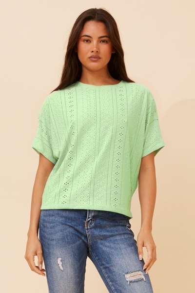 REBI BRODERIE ANGLAISE TOP