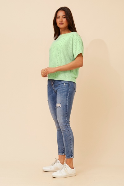 REBI BRODERIE ANGLAISE TOP