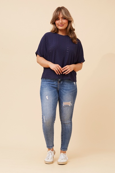 REBI BRODERIE ANGLAISE TOP