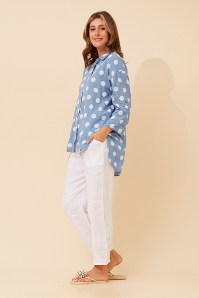 RELLA POLKA DOT PRINT SHIRT