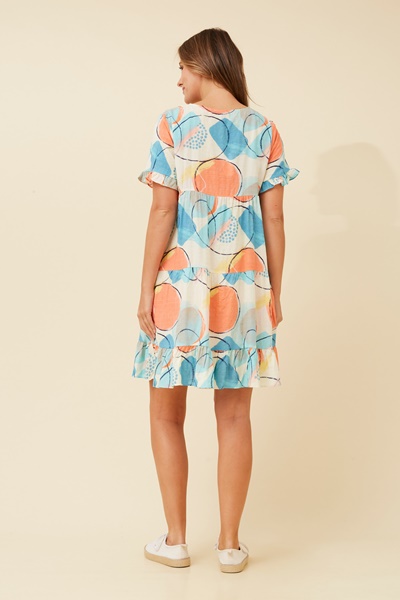 RELLY ABSTRACT PRINT DRESS