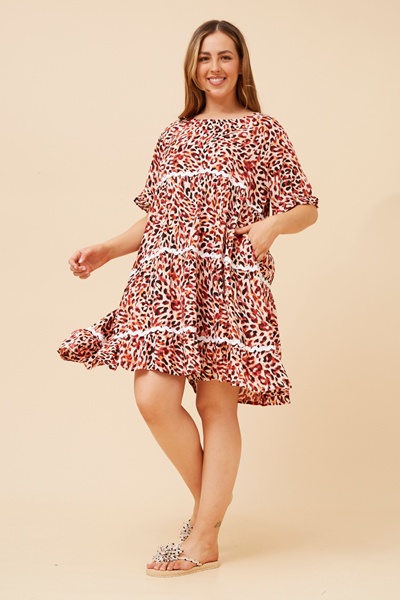 RELLY ANIMAL PRINT DRESS