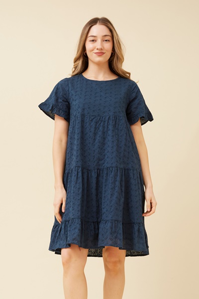 RELLY BRODERIE ANGLAISE DRESS