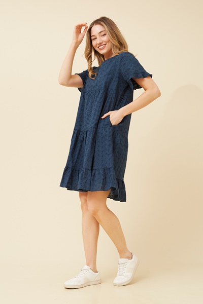 RELLY BRODERIE ANGLAISE DRESS