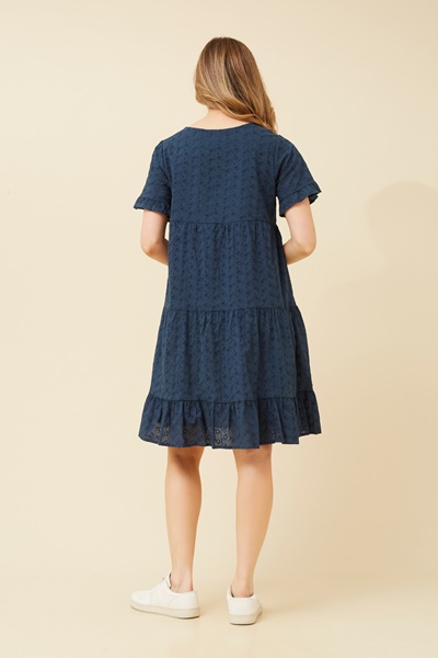 RELLY BRODERIE ANGLAISE DRESS