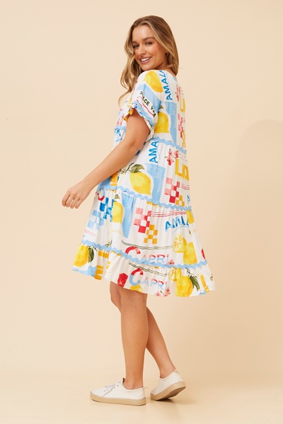RELLY WANDERLUST PRINT DRESS