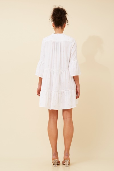 RENAKA FOIL PRINT DRESS