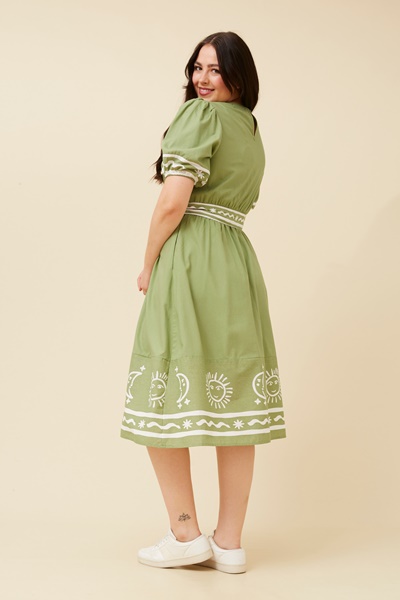 RENZA WANDERLUST LINEN DRESS