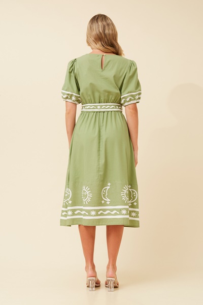 RENZA WANDERLUST LINEN DRESS