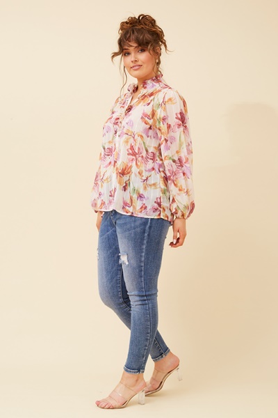 RHODES FLORAL PRINT BLOUSE