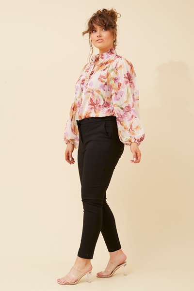 RHODES FLORAL PRINT BLOUSE