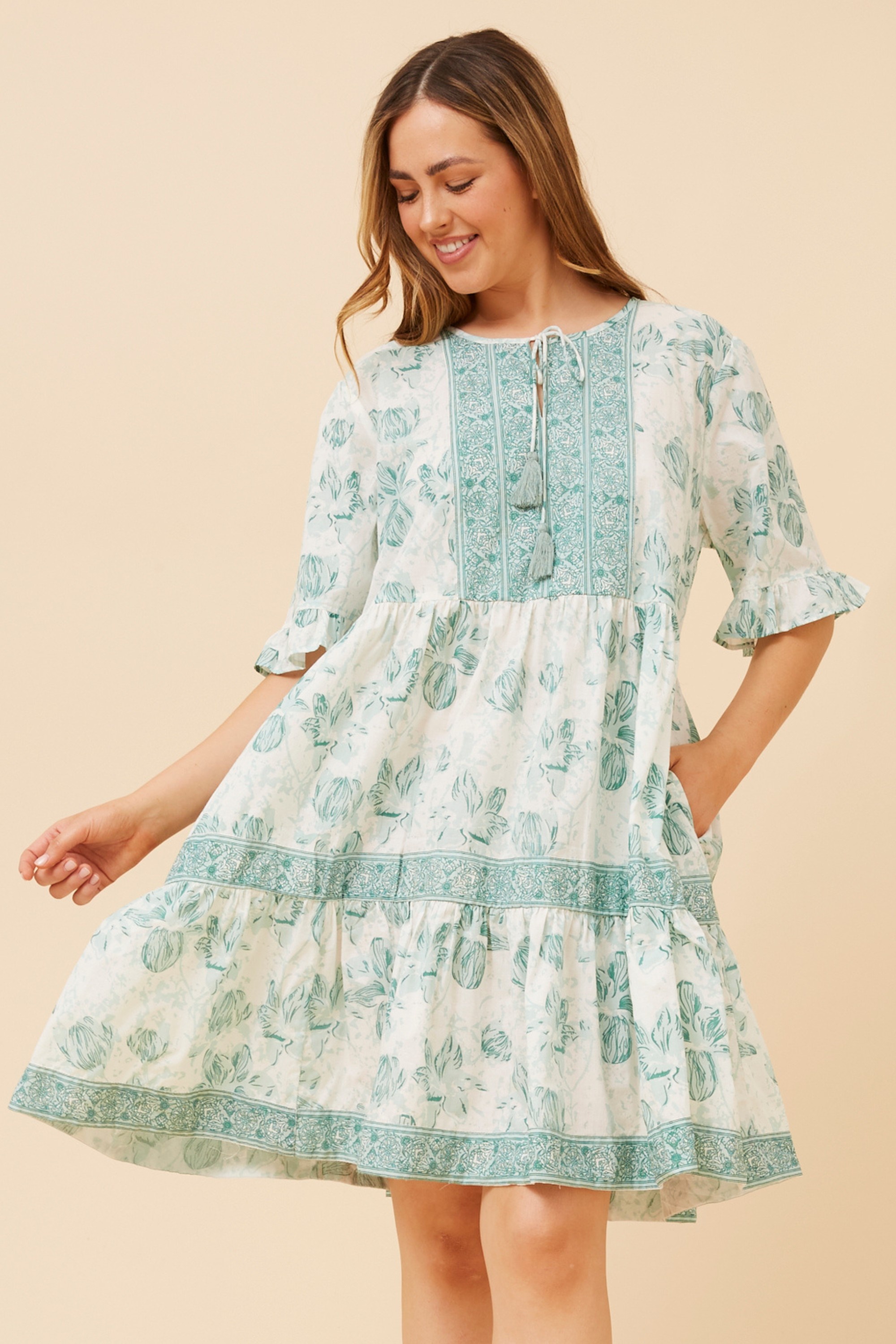 RIDHI FLORAL SHORT DRESS