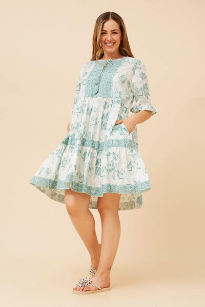RIDHI FLORAL SHORT DRESS