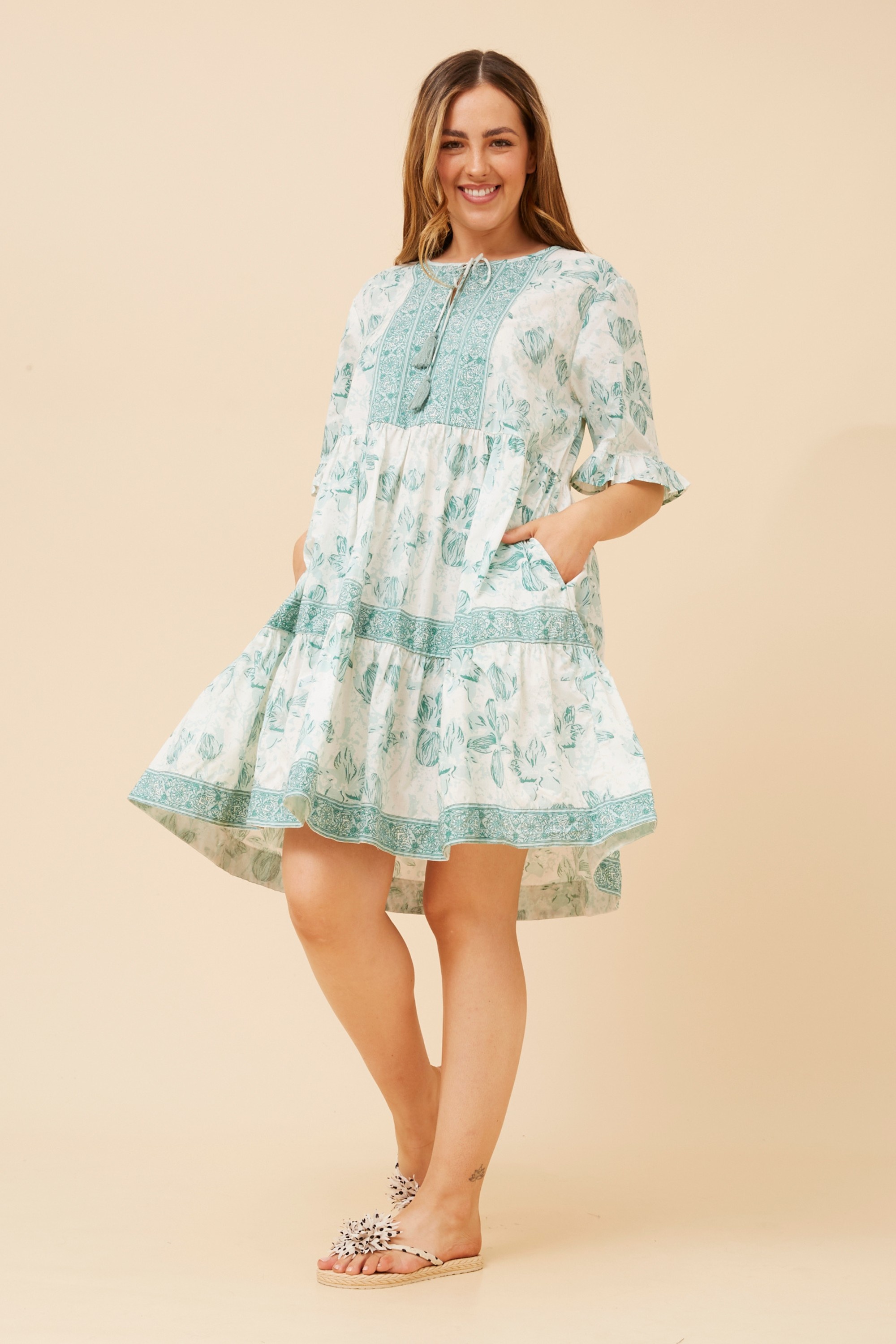 RIDHI FLORAL SHORT DRESS
