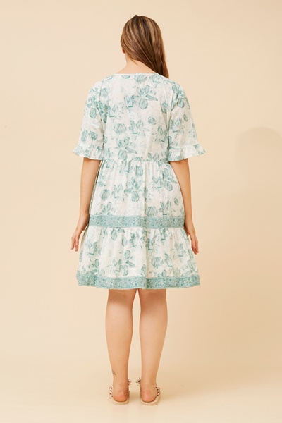 RIDHI FLORAL SHORT DRESS
