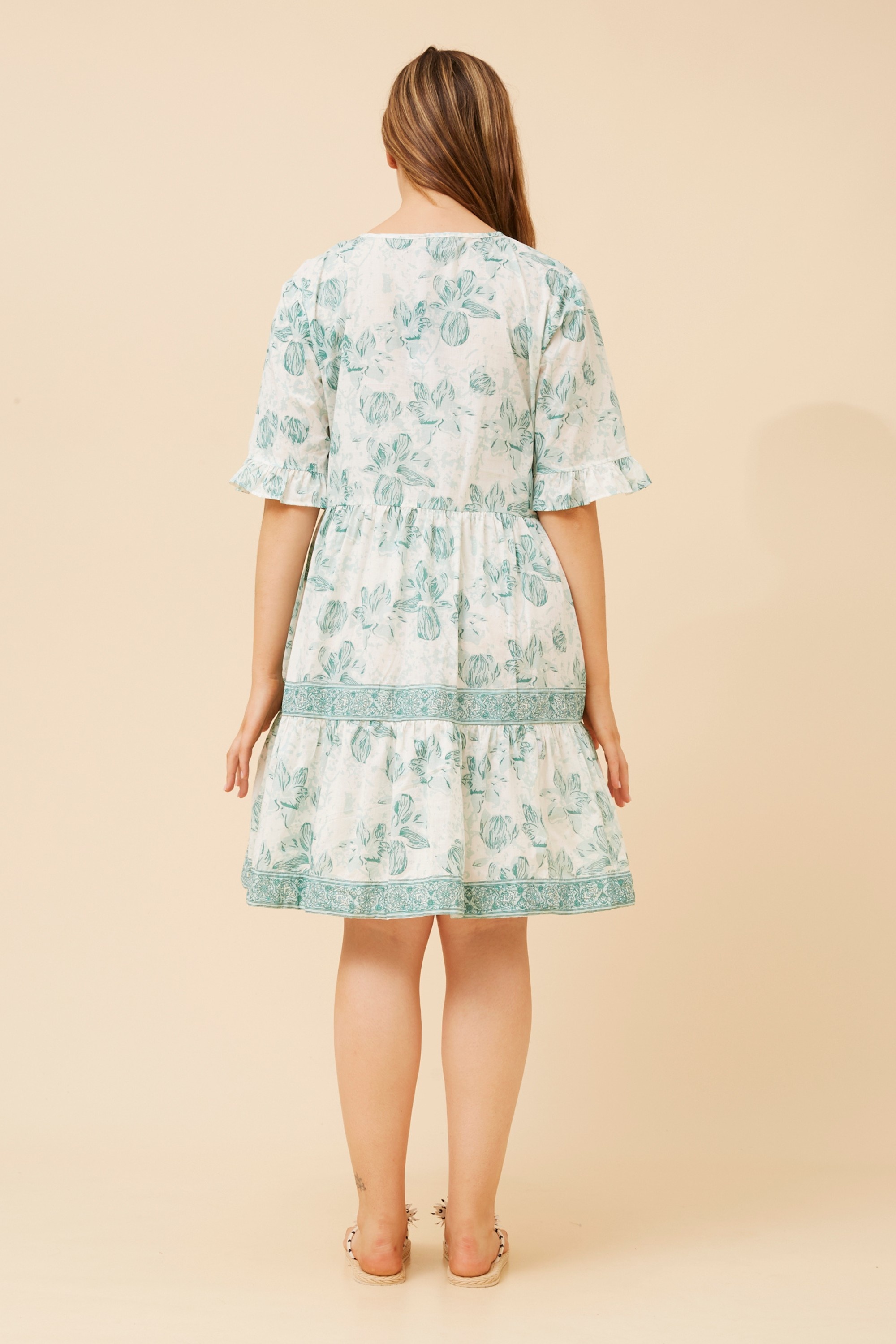 RIDHI FLORAL SHORT DRESS