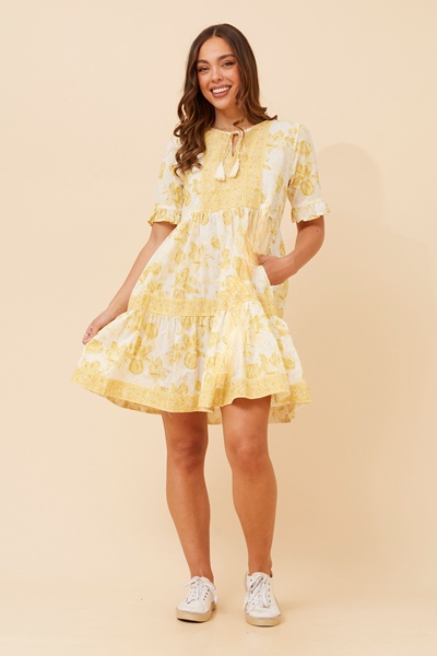 RIDHI FLORAL SHORT DRESS