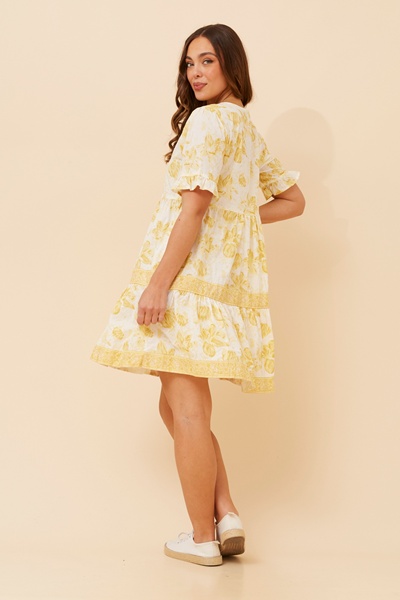 RIDHI FLORAL SHORT DRESS