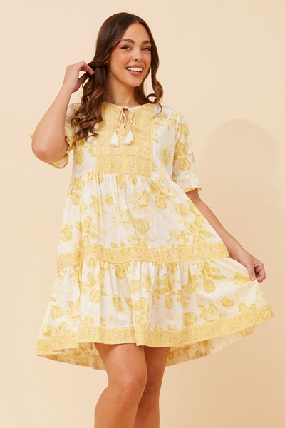 RIDHI FLORAL SHORT DRESS