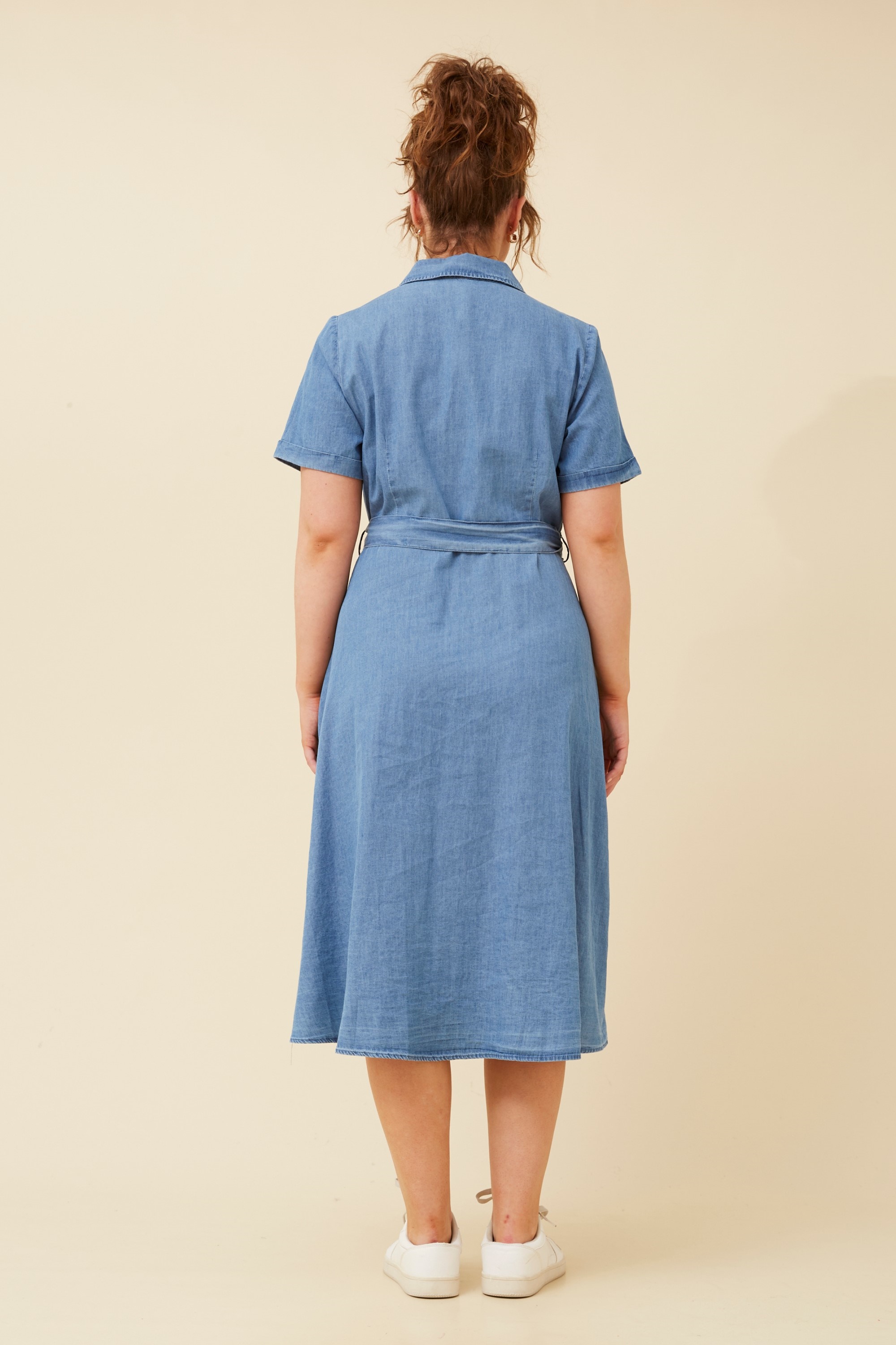 RIEKO DENIM SHIRT DRESS