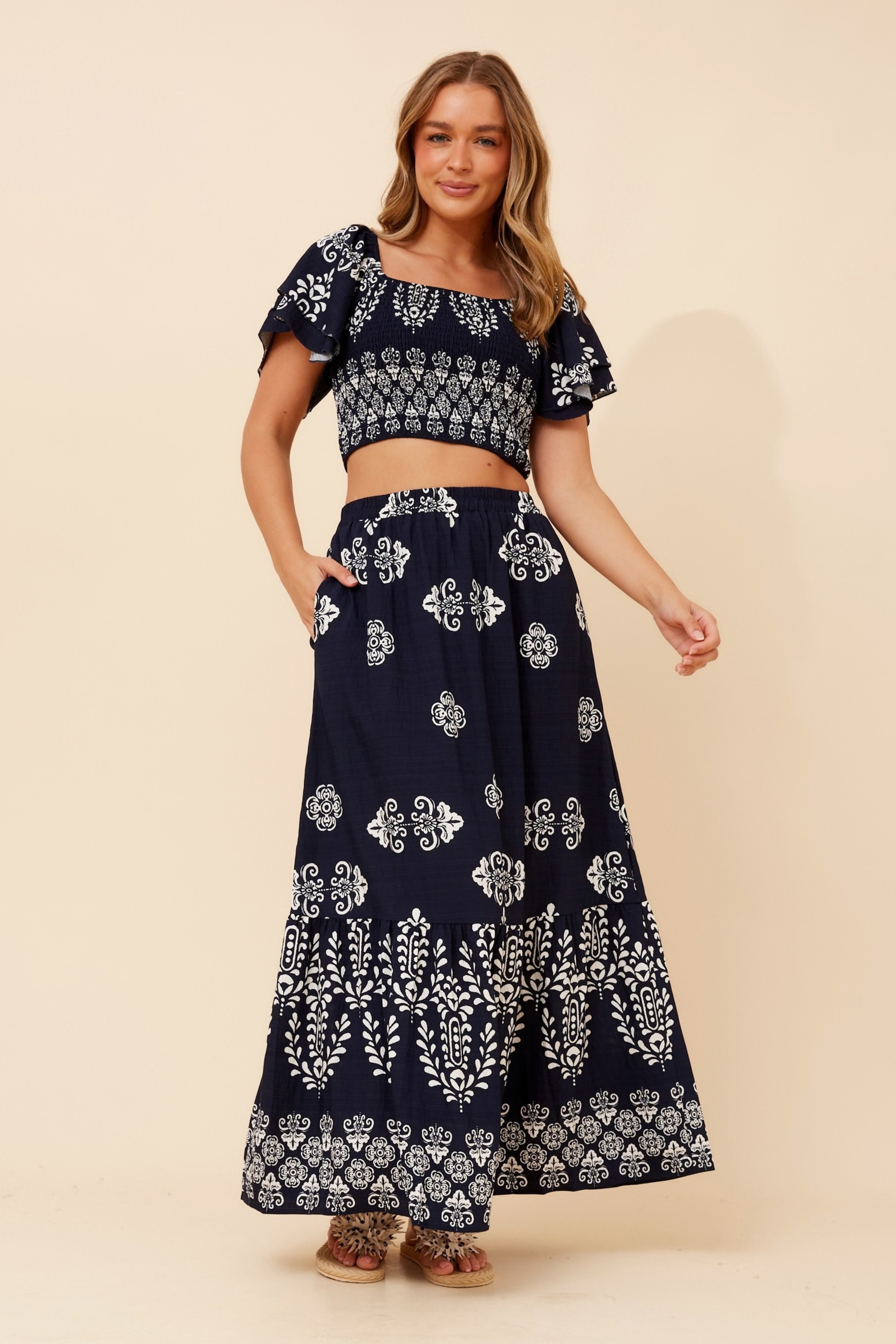 RIELLE BORDER PRINT SET