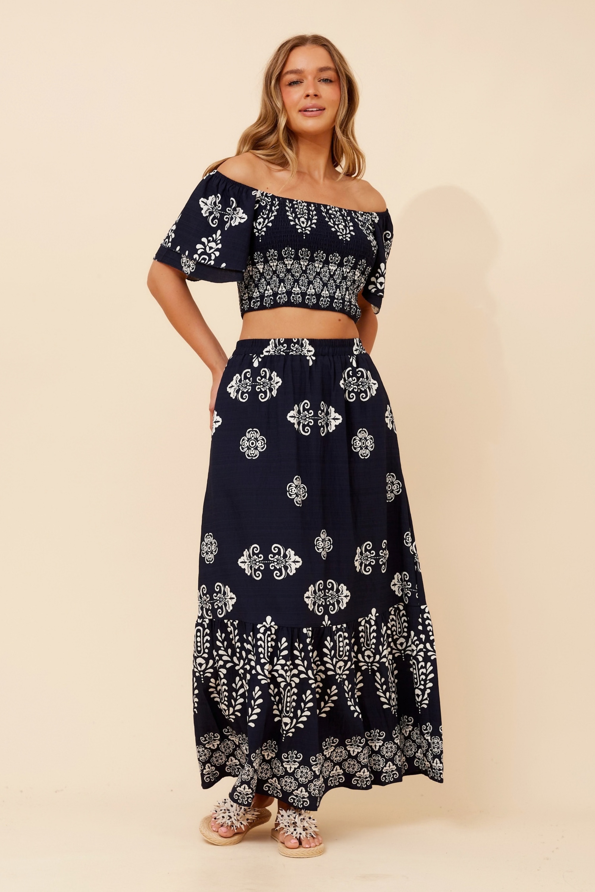 RIELLE BORDER PRINT SET