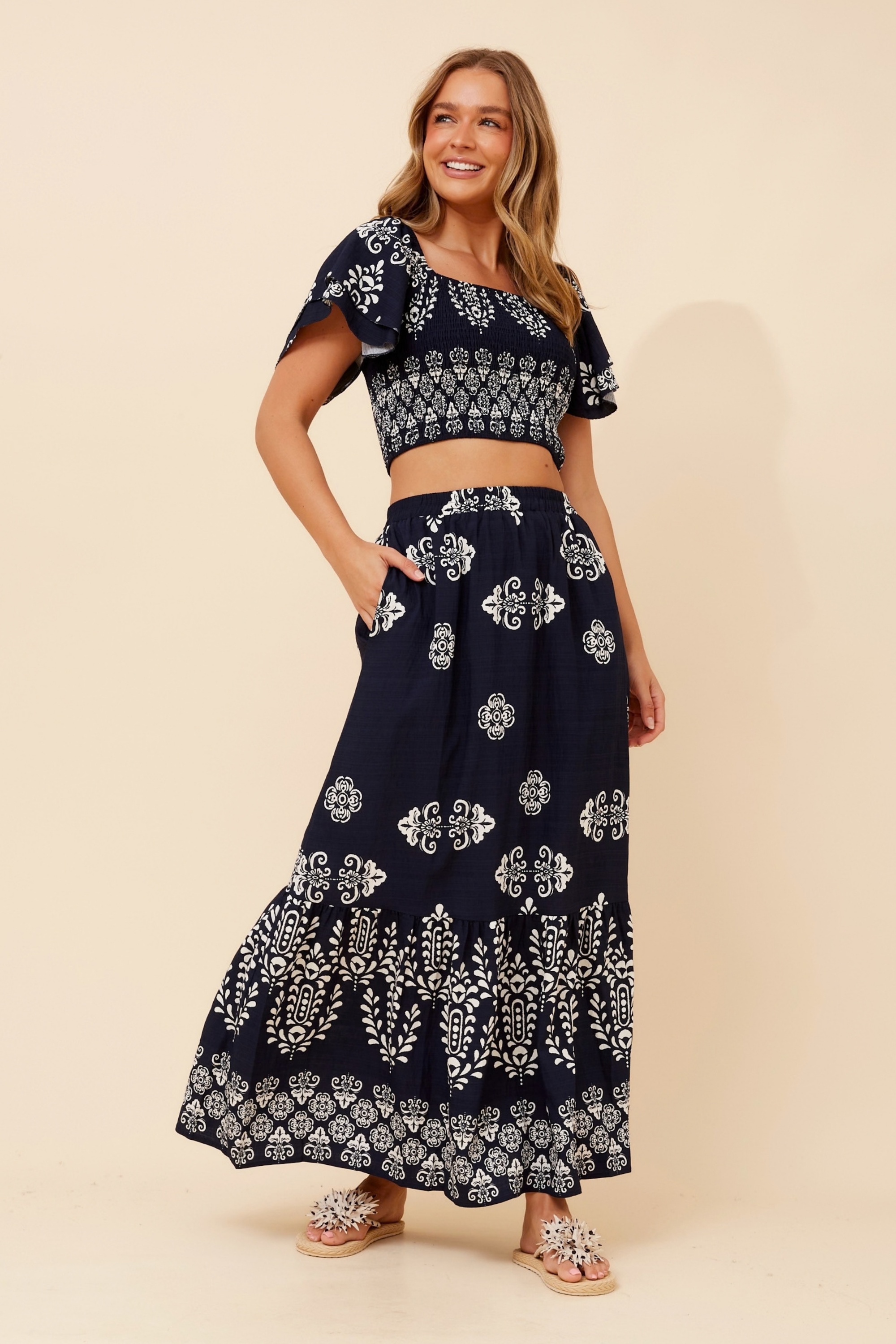 RIELLE BORDER PRINT SET