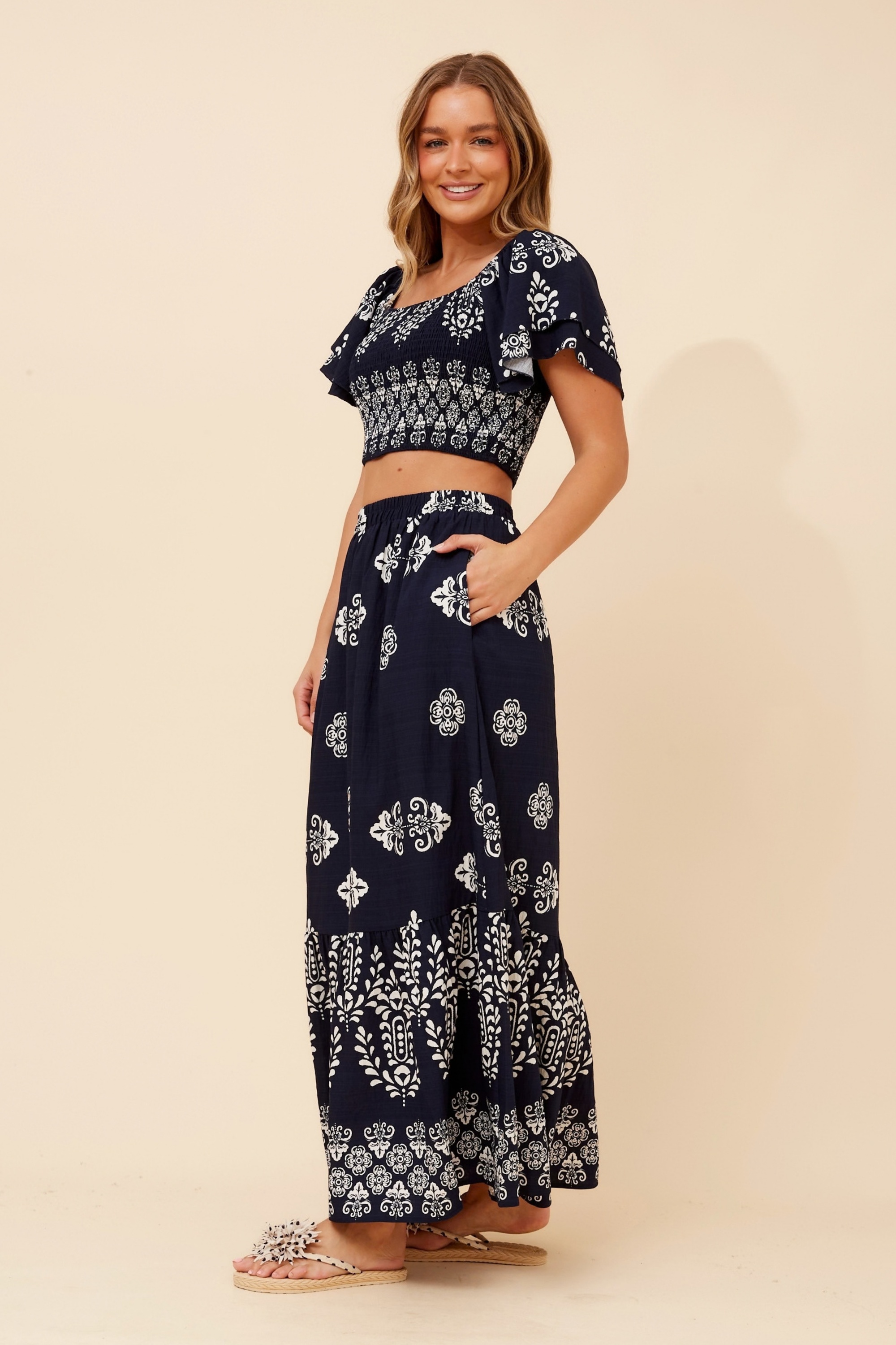 RIELLE BORDER PRINT SET