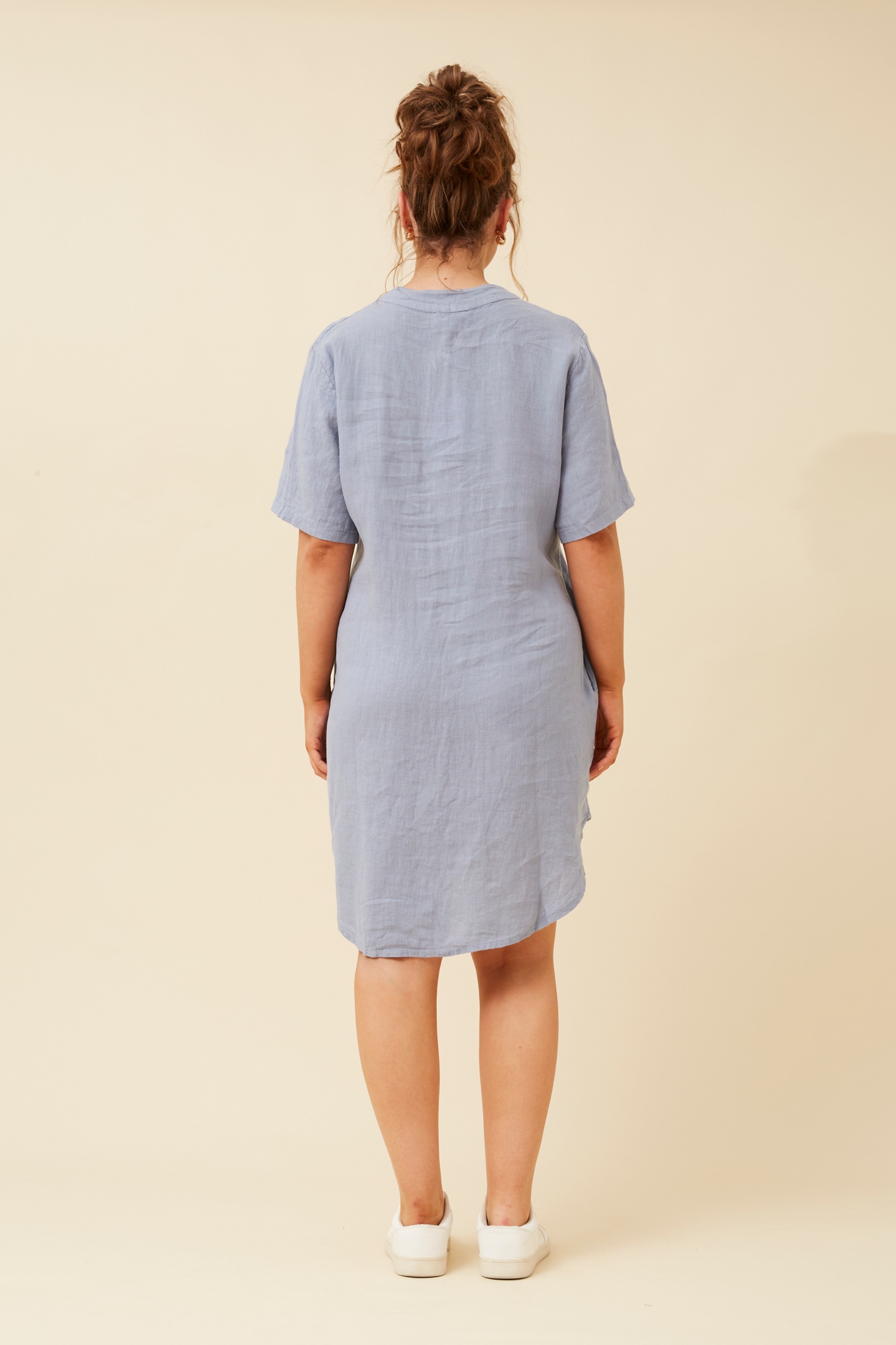 RIZZO LINEN SHORT DRESS