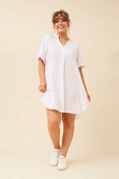 RIZZO LINEN SHORT DRESS