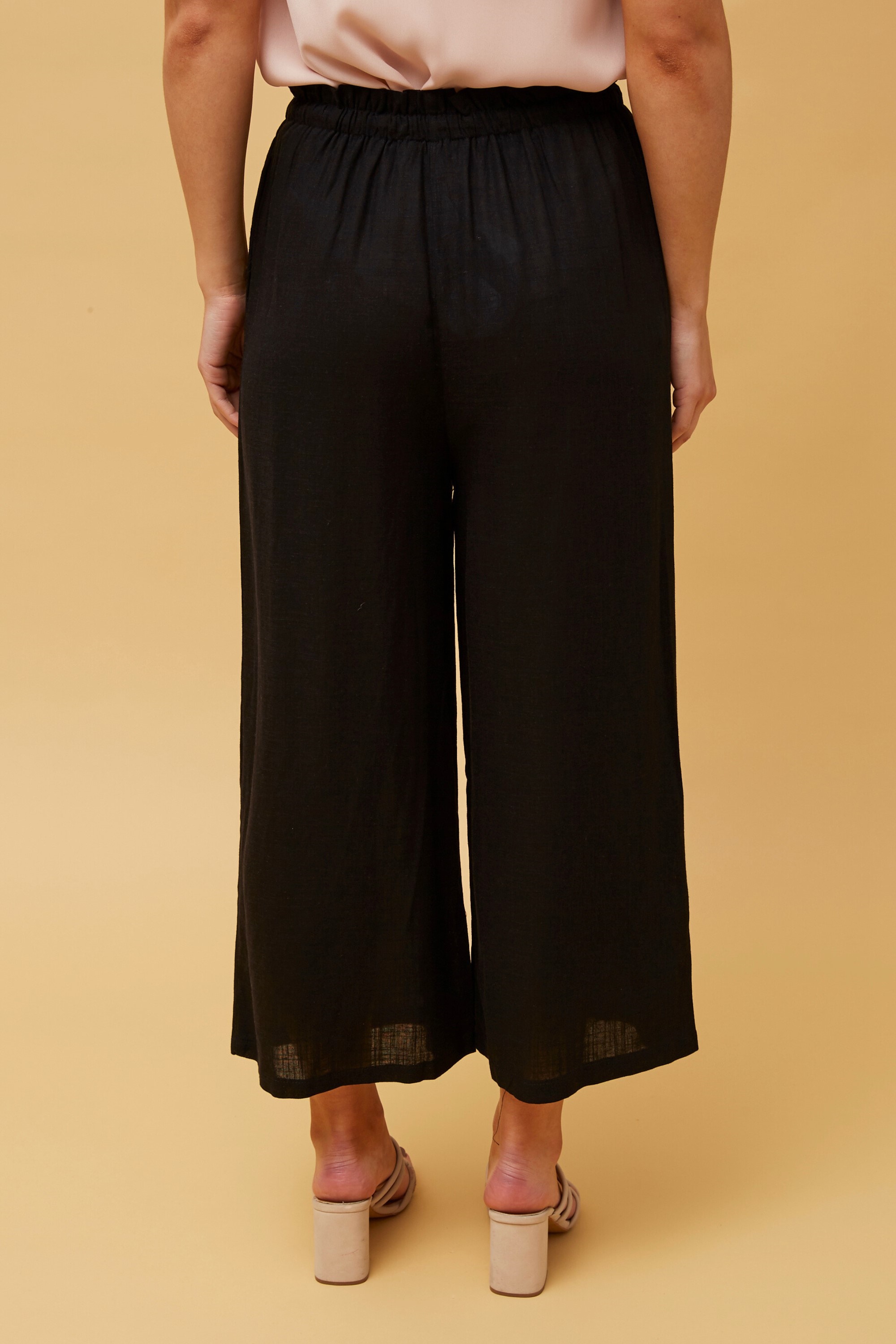 ROBERTA PAPERBAG LINEN PANTS