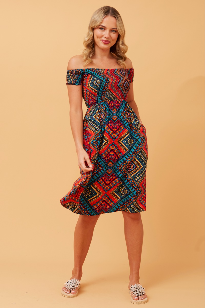 Robin boho short dress Buy Online Femme Connection