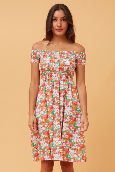 ROBIN FLORAL SHORT DRESS