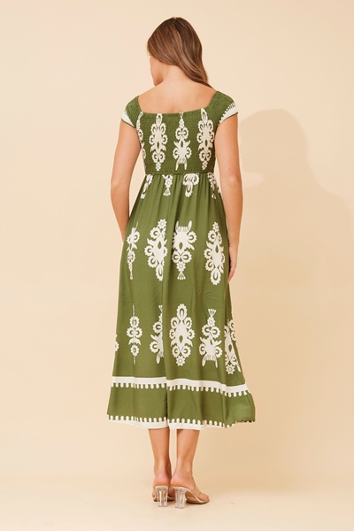 ROBIN OFF-SHOULDER MAXI RESS