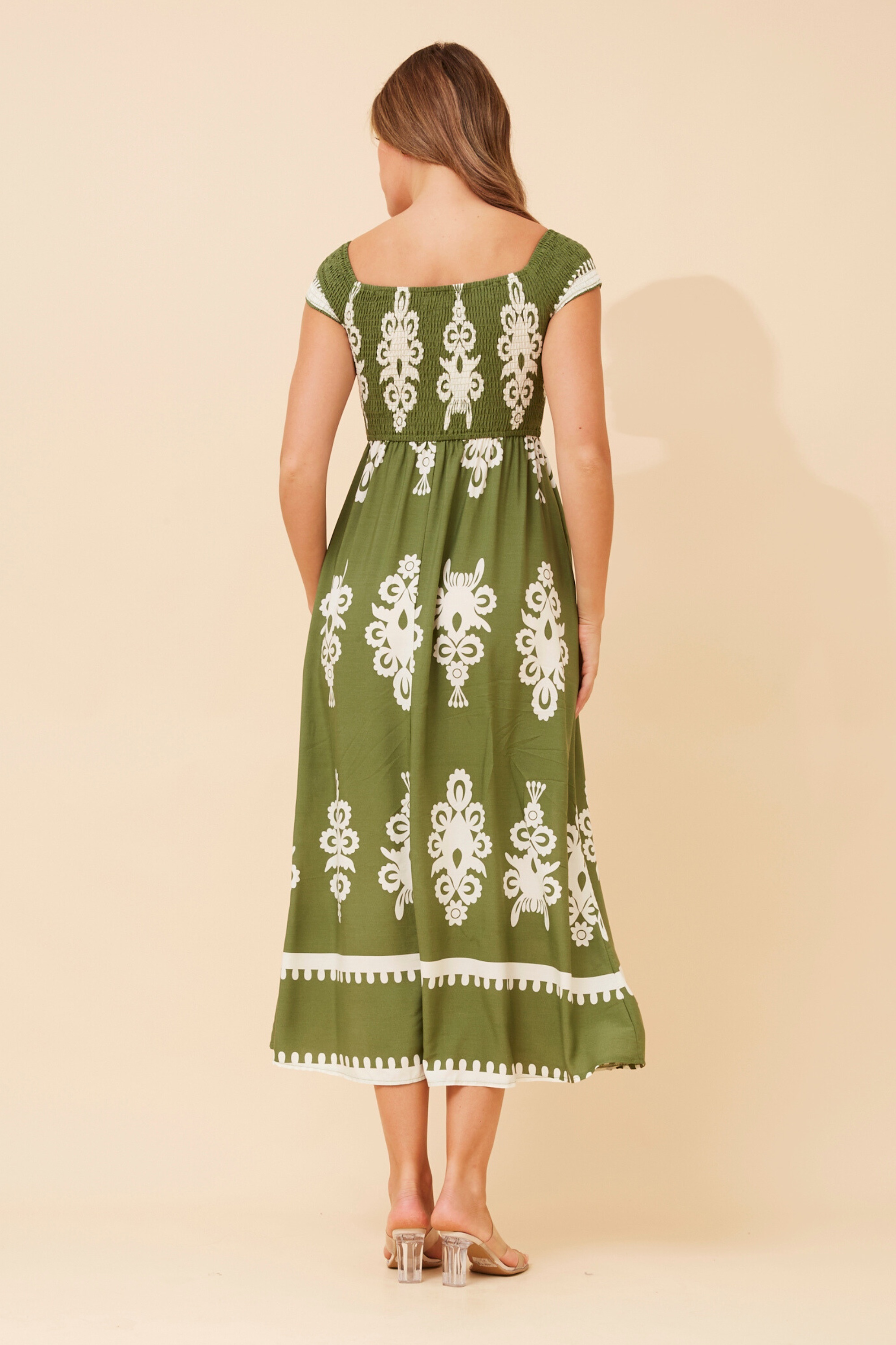 ROBIN OFF-SHOULDER MAXI RESS