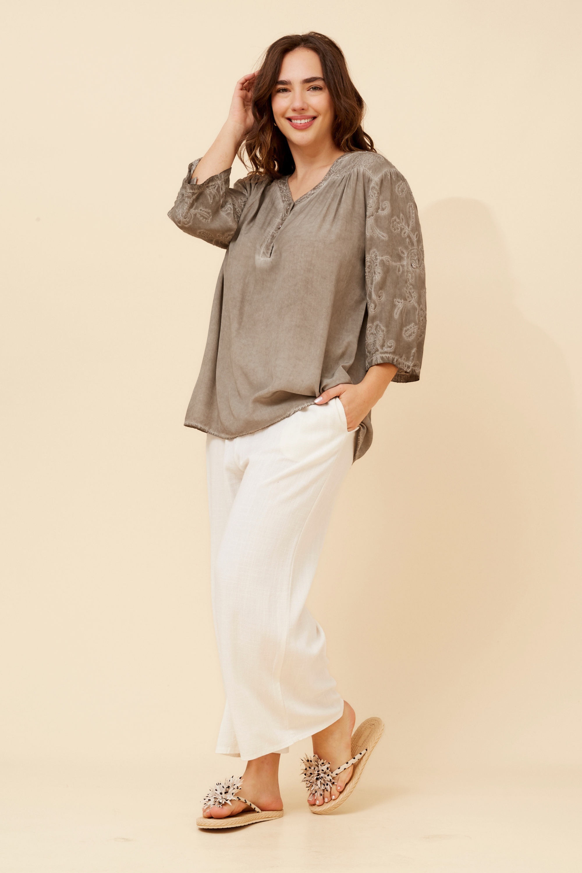 ROHAN EMBROIDERY TOP