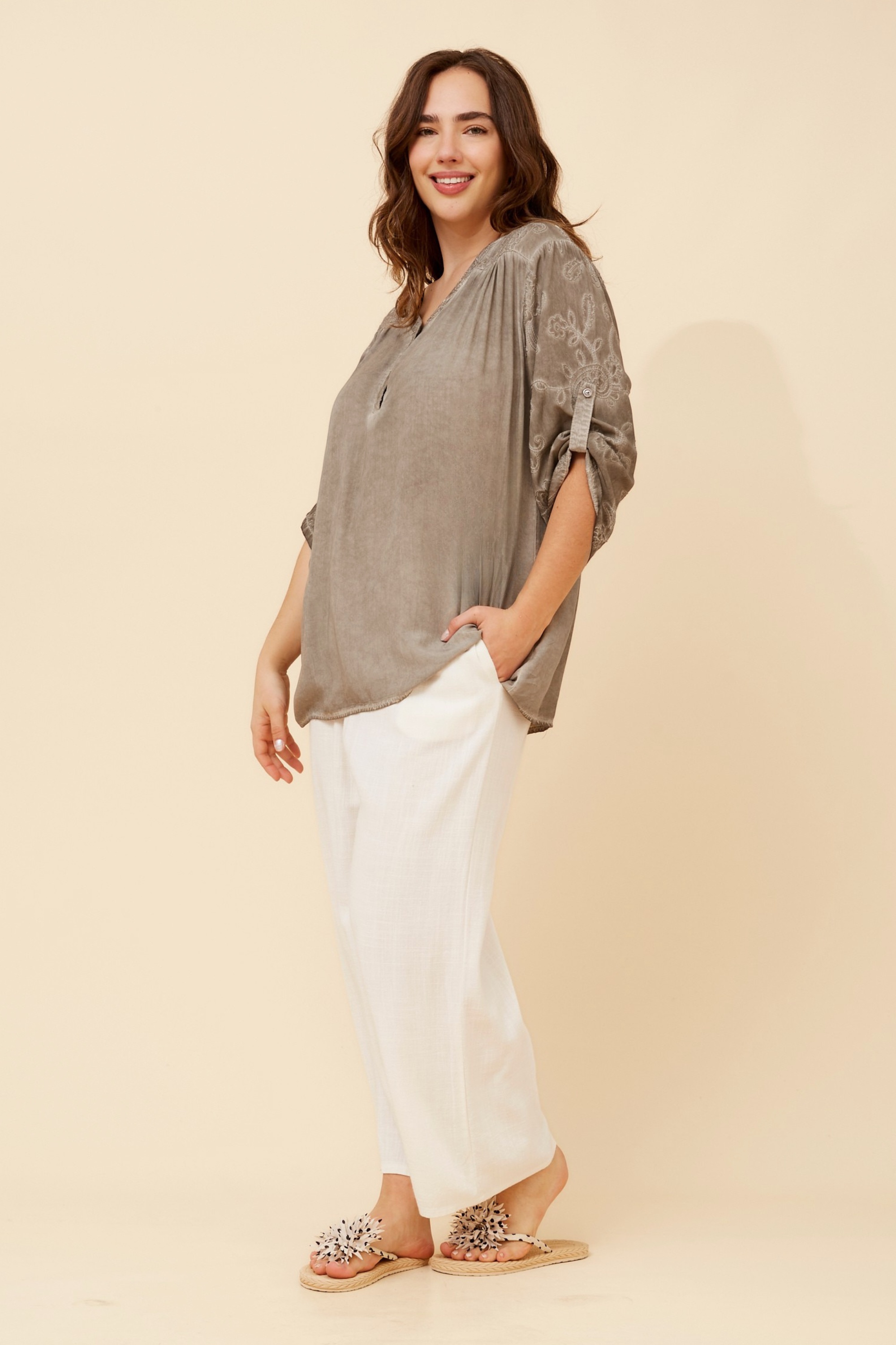 ROHAN EMBROIDERY TOP