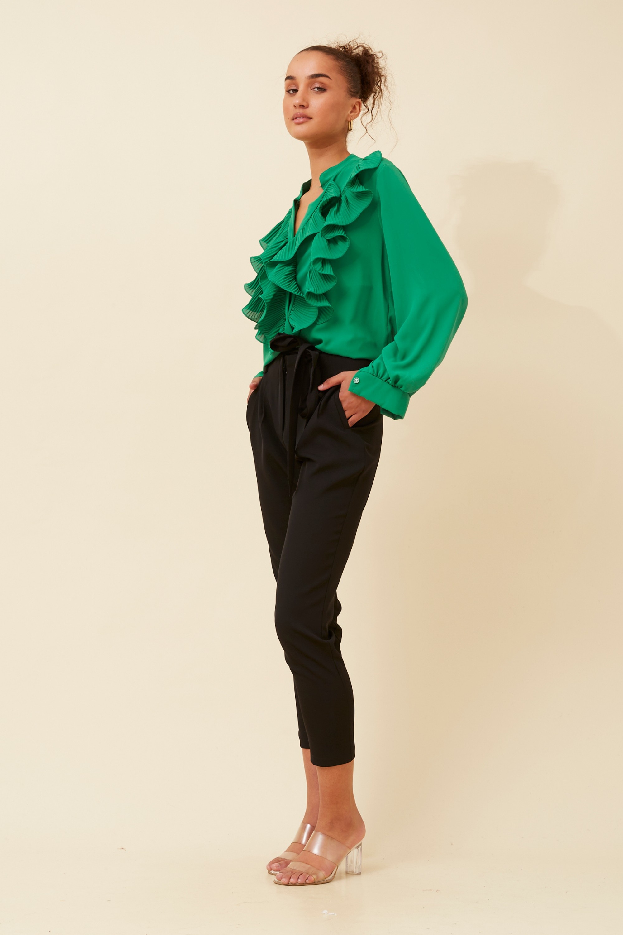 ROMILIA RUFFLE BLOUSE