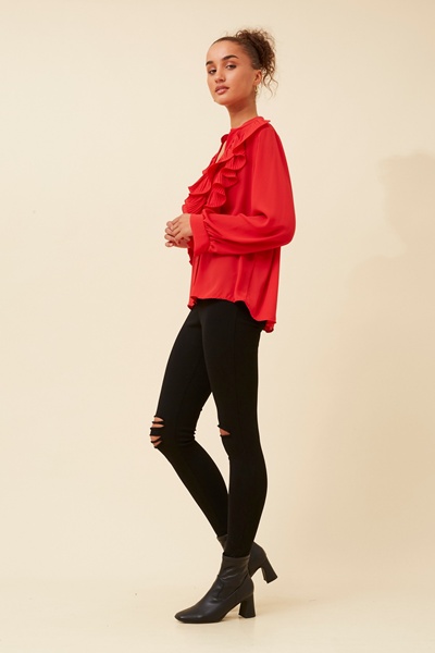ROMILIA RUFFLE BLOUSE