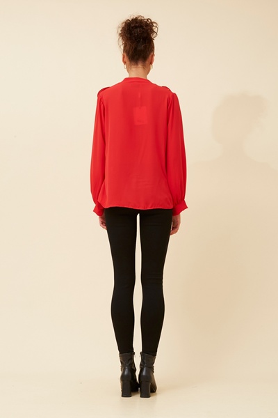 ROMILIA RUFFLE BLOUSE