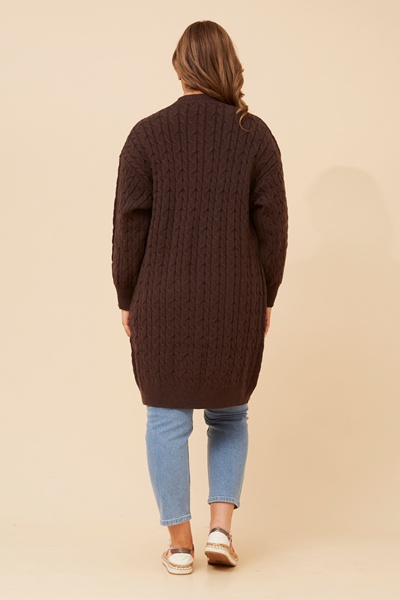 ROMILLY CABLE KNIT CARDIGAN
