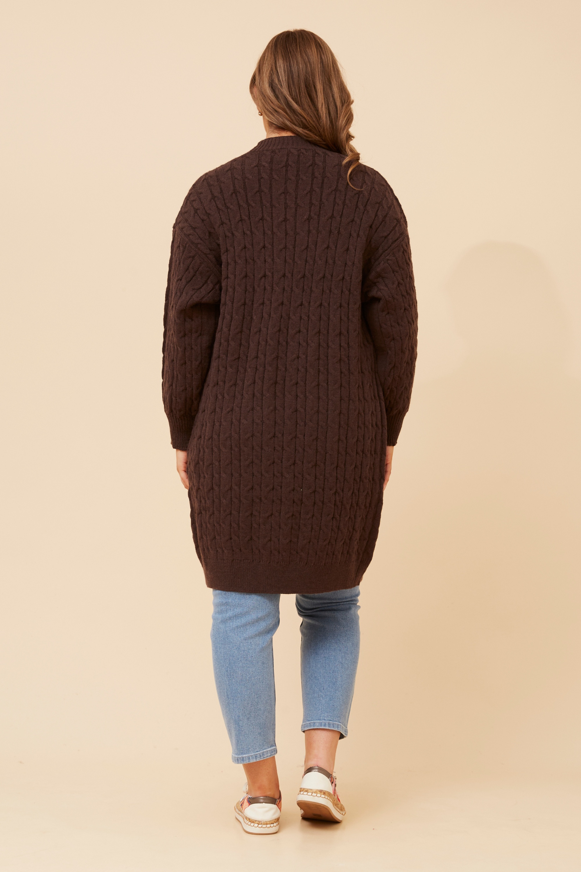 ROMILLY CABLE KNIT CARDIGAN