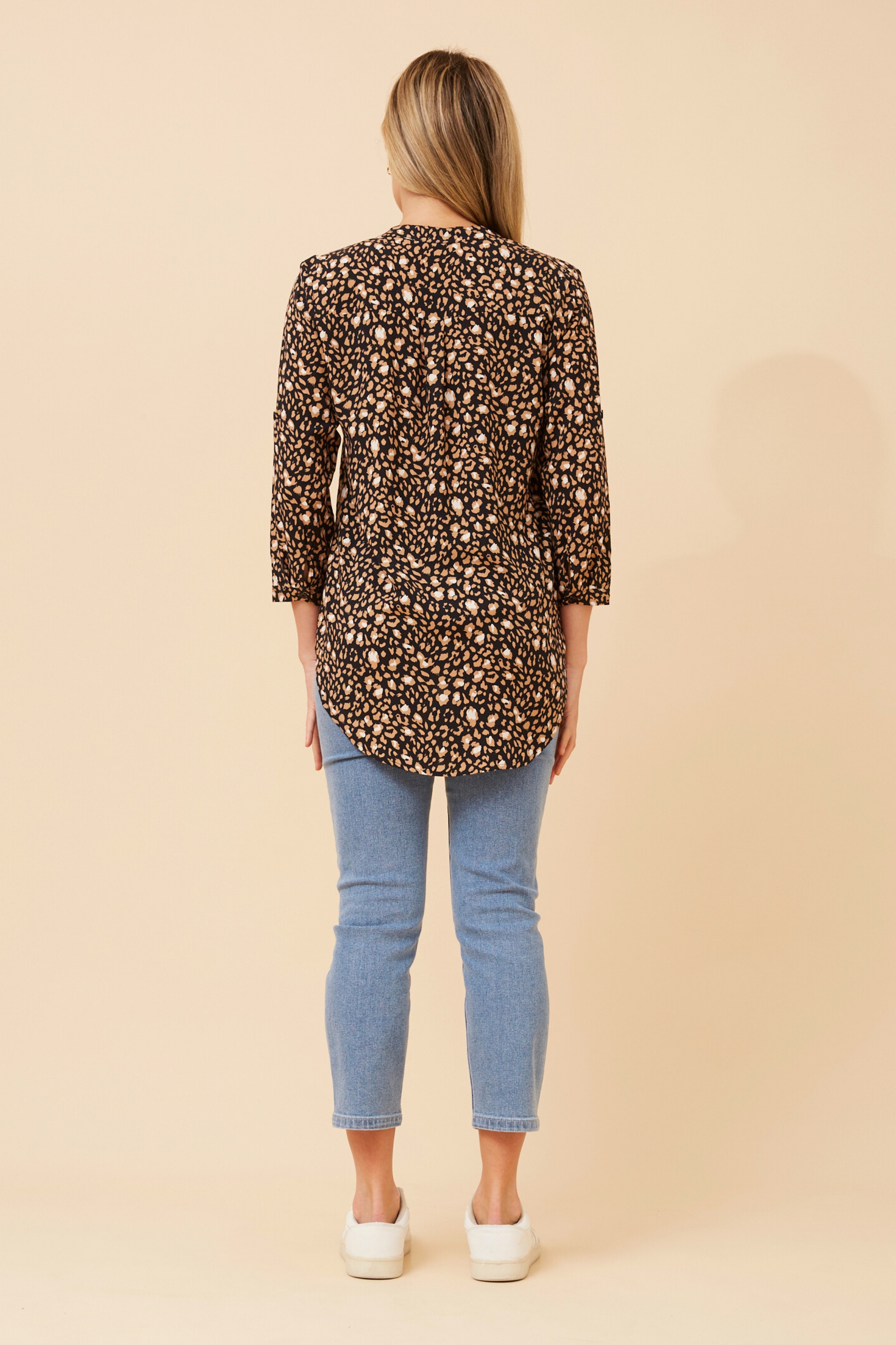 ROMINA ANIMAL PRINT BLOUSE
