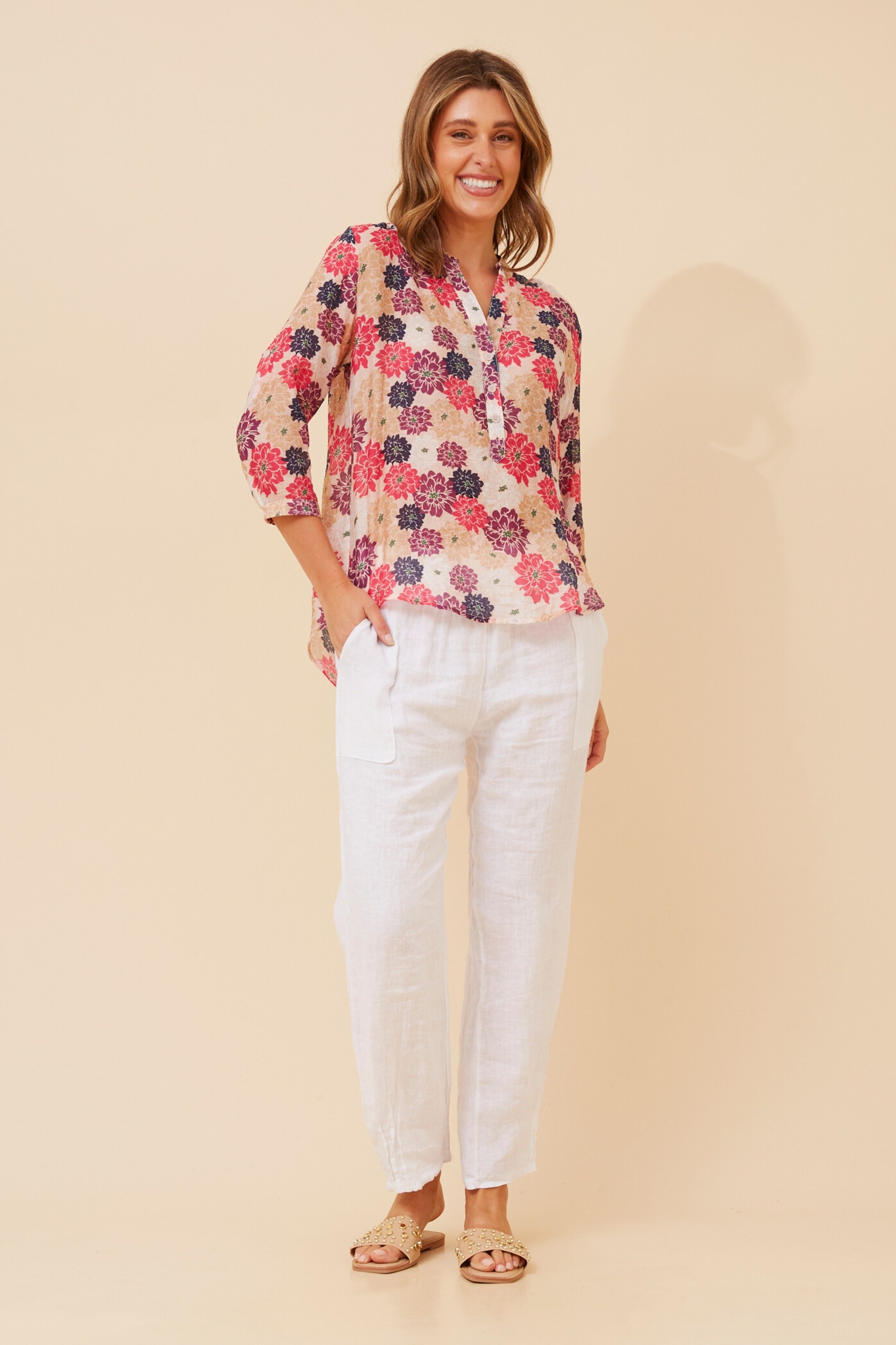 ROMINA FLORAL BLOUSE